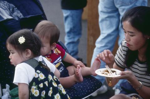 Attendees at Obon Festival, Portland, Oregon, 1996