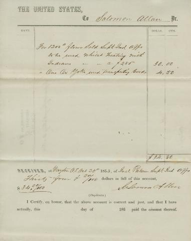 Abstract C: Joel Palmer [f1], 1854: 4th quarter [21] show page link