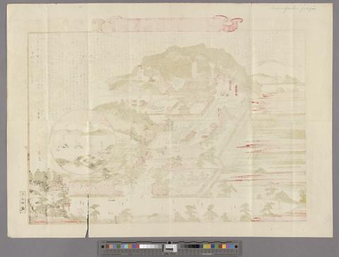 Map of Sumiyoshi jinja Nagato prov 1st rank- 2nd class 1920 May (verso) show page link