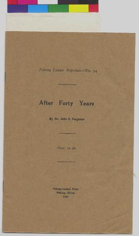 After Forty Years show page link