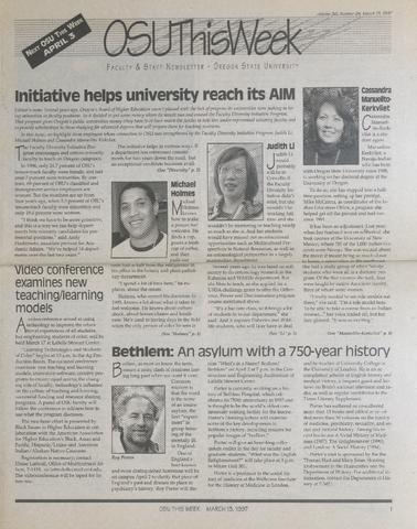 OSU This Week, March 13, 1997