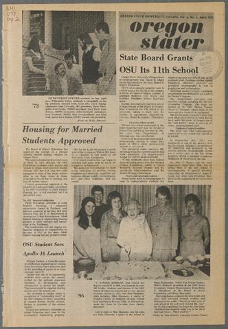 Oregon Stater, April 1972 | Oregon Digital