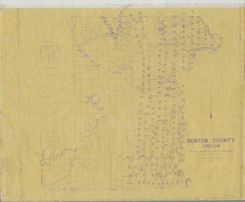 Benton County Aerial Mosaic Map, 1936 show page link