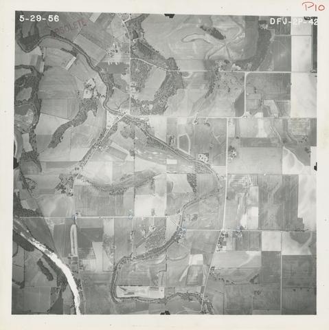 Benton County Aerial DFJ-2P-042 [42], 1955-1956