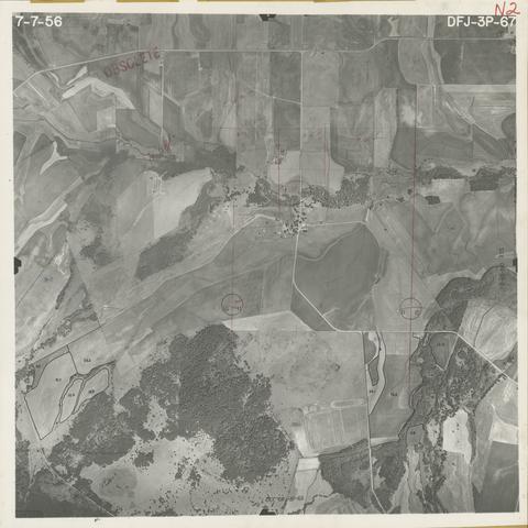 Benton County Aerial DFJ-3P-067 [67], 1955-1956