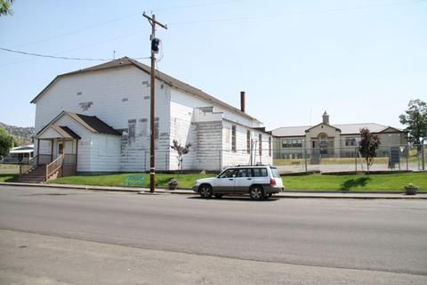 Fossil Public School. Gymnasium (Fossil, Oregon) | Oregon Digital