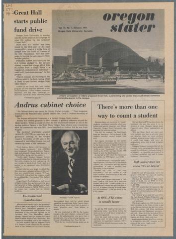 Oregon Stater, January 1977
