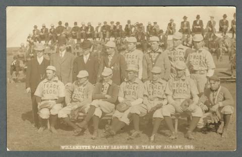 Willamette Valley League Baseball Team of Albany, Oregon, circa 1910