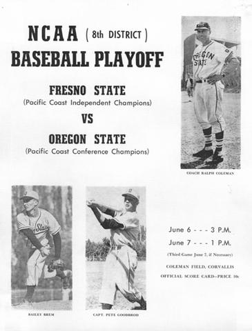 1952 Regional Playoff Program