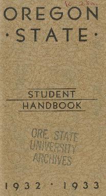 Student Handbook, 1932-1933