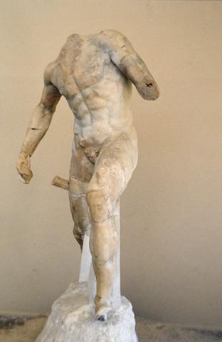 Odyssseus' companion, from blinding of Polyphemus