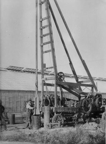 Drilling an experimental well in Baker County, Oregon