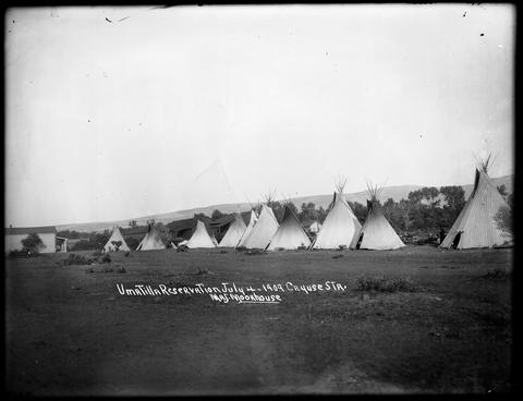 Umatilla Reservation July 4, 1909 Cayuse Sta. 