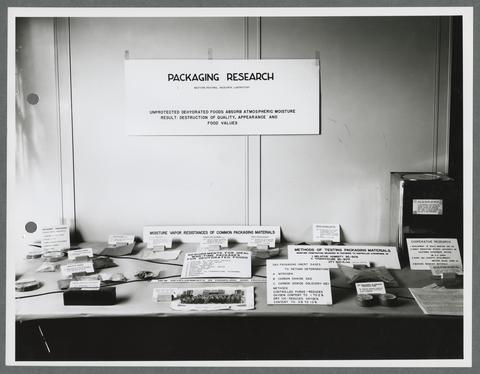Packaging Research Exhibit, Experiment Station Directors' conference, 1943
