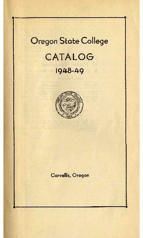 General Catalog, 1948-1949