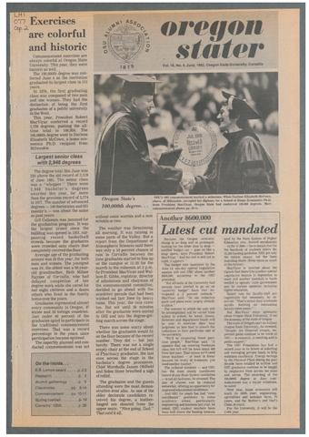 Oregon Stater, June 1982