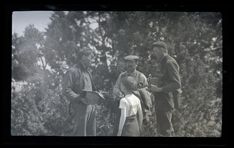 Dallas Lore Sharp, Herman Bohlman, and Audubon warden
