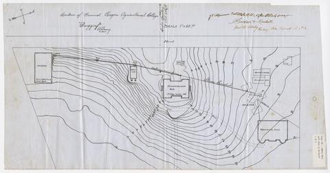 Contour of Ground, Oregon Agricultural College, 1901