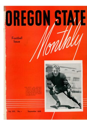 Oregon State Monthly, September 1936