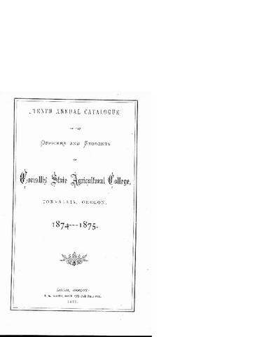 General Catalog, 1874-1875