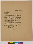 Copy of a letter to Harry C. Edmunds from Gertrude Bass Warner