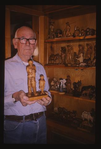 Woodcarver and His Work
