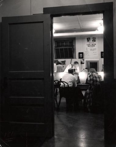 Mitchell Playhouse interior showing actors being made up
