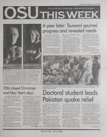 OSU This Week, December 8, 2005