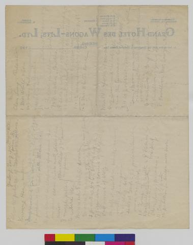 Handwritten notes on Chinese and Japanese Culture [Notes by Gertrude Bass Warner. 11]
