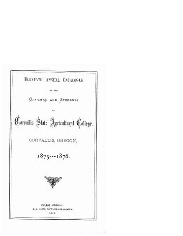 General Catalog, 1875-1876