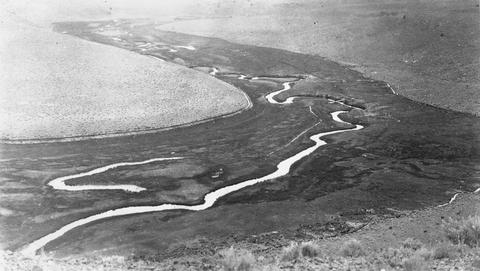 Aerial view of the Crooked River, Oregon