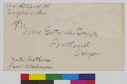 Envelope addressed to Gertrude Bass Warner from 'Hotel Heathman'