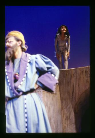 Scott Gilbert as Prospero and Julyana Soelistyo as Ariel in The Tempest, 1989