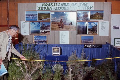 Squaw Butte Station exhibit with Bill Breeman